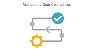 Method And Gear Colored Icon In Powerpoint Pptx Png And Editable Eps Format