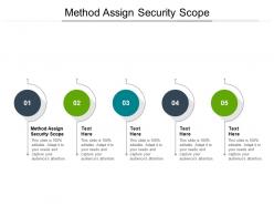 Method assign security scope ppt powerpoint presentation introduction cpb