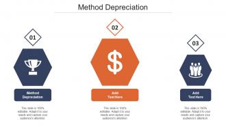 Method Depreciation Ppt Powerpoint Presentation Portfolio Diagrams Cpb