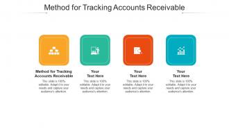 Method for tracking accounts receivable ppt powerpoint presentation inspiration tips cpb