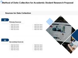 Method of data collection for academic student research proposal ppt powerpoint tips