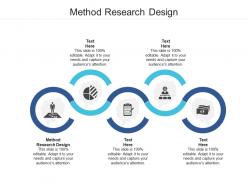 Method research design ppt powerpoint presentation pictures topics cpb
