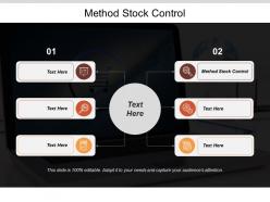 Method stock control ppt powerpoint presentation model sample cpb