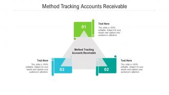 Method tracking accounts receivable ppt powerpoint presentation professional vector cpb