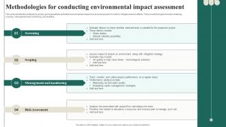 Methodologies For Conducting Environmental Impact Assessment