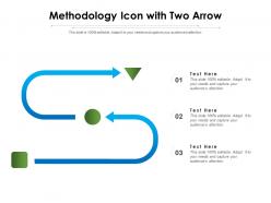 Methodology icon with two arrow