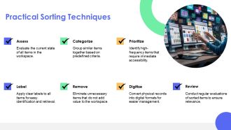 Methodology Sort Straighten Shine Standardize Sustain PPT Slides AT Visual Image