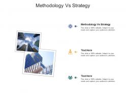 Methodology vs strategy ppt powerpoint presentation slides gridlines cpb