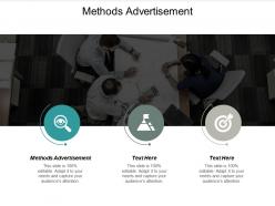 Methods advertisement ppt powerpoint presentation gallery background cpb