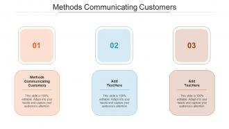 Methods Communicating Customers Ppt Powerpoint Presentation Model Graphics Cpb