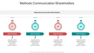 Methods Communication Shareholders In Powerpoint And Google Slides Cpb