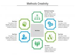 Methods creativity ppt powerpoint presentation ideas summary cpb