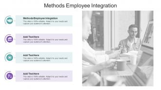 Methods Employee Integration In Powerpoint And Google Slides Cpb