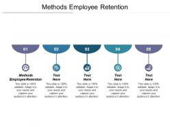 Methods employee retention ppt powerpoint presentation gallery portfolio cpb