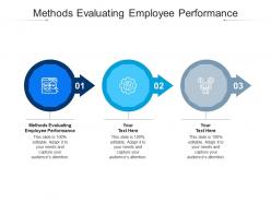 Methods evaluating employee performance ppt powerpoint presentation outline guidelines cpb