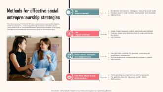 Methods For Effective Social Entrepreneurship Strategies