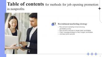 Methods For Job Opening Promotion In Nonprofits Strategy CD V Colorful Content Ready