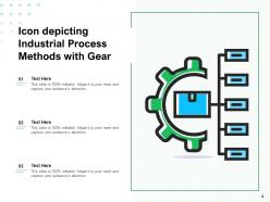 Methods icon business innovation growth process gear completion manufacturing