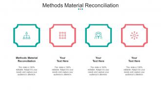 Methods Material Reconciliation Ppt Powerpoint Presentation Model Rules Cpb