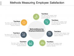 Methods measuring employee satisfaction ppt powerpoint presentation slides guidelines cpb