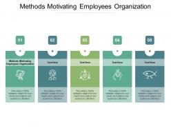 Methods motivating employees organization ppt powerpoint presentation gallery introduction cpb