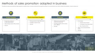 Methods Of Sales Promotion Adopted In Business
