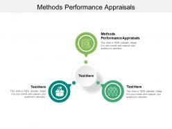 Methods performance appraisals ppt powerpoint presentation aids cpb