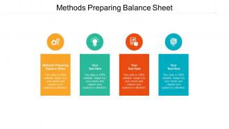 Methods preparing balance sheet ppt powerpoint presentation gallery graphics design cpb