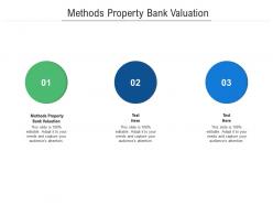 Methods property bank valuation ppt powerpoint presentation file background image cpb