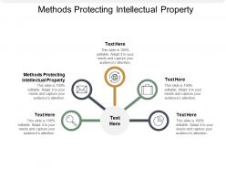 Methods protecting intellectual property ppt powerpoint presentation icon display cpb