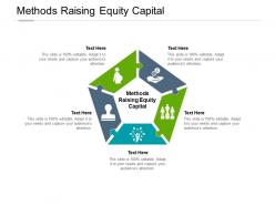 Methods raising equity capital ppt powerpoint presentation deck cpb