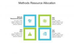 Methods resource allocation ppt powerpoint presentation gallery influencers cpb