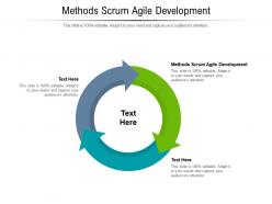 Methods scrum agile development ppt powerpoint presentation summary template cpb