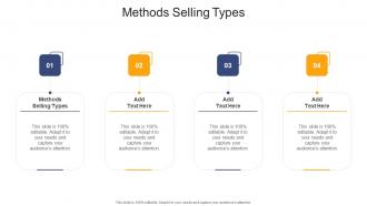 Methods Selling Types In Powerpoint And Google Slides Cpb