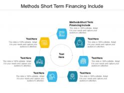 Methods short term financing include ppt powerpoint presentation visual aids styles cpb