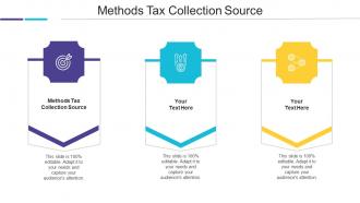Methods Tax Collection Source Ppt Powerpoint Presentation Show Infographics Cpb