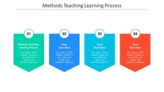 Methods teaching learning process ppt powerpoint presentation layouts outline cpb