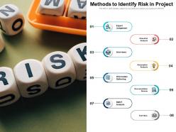 Methods to identify risk in project