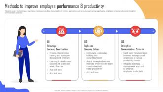 Methods To Improve Employee Performance Implementing Strategies To Enhance Organizational