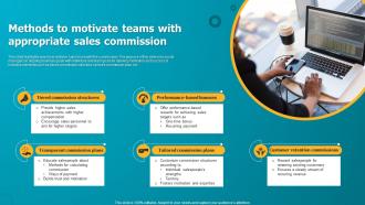 Methods To Motivate Teams With Appropriate Sales Commission