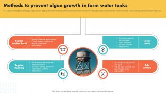 Methods To Prevent Algae Growth In Farm Water Tanks Ppt Powerpoint