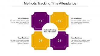 Methods Tracking Time Attendance Ppt Powerpoint Presentation Summary Show Cpb
