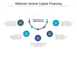 Methods venture capital financing ppt powerpoint presentation icon information cpb