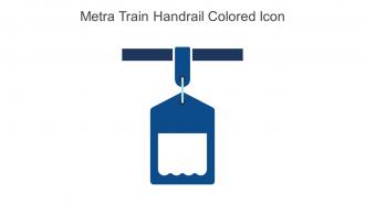 Metra Train Handrail Colored Icon In Powerpoint Pptx Png And Editable Eps Format