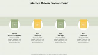 Metrics Driven Environment In Powerpoint And Google Slides Cpb