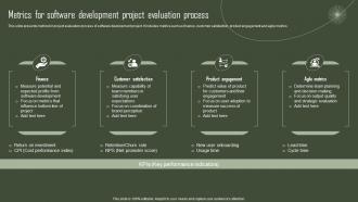 Metrics For Software Development Project Evaluation Process