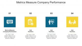 Metrics Measure Company Performance Ppt Powerpoint Presentation Infographic Cpb
