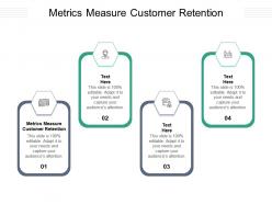Metrics measure customer retention ppt powerpoint presentation show portfolio cpb
