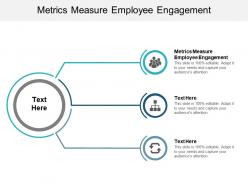 Metrics measure employee engagement ppt powerpoint presentation visuals cpb
