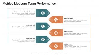 Metrics Measure Team Performance In Powerpoint And Google Slides Cpb